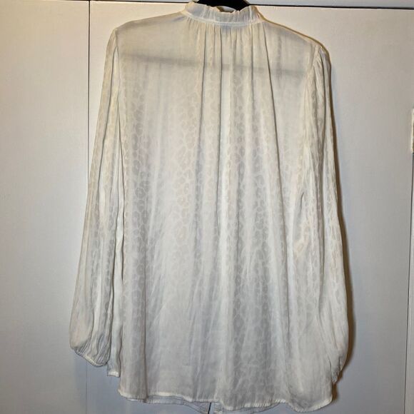 SHOW ME YOUR MUMU Alicia Tunic Wild Cheetah White Women’s Size Small - Picture 6 of 9